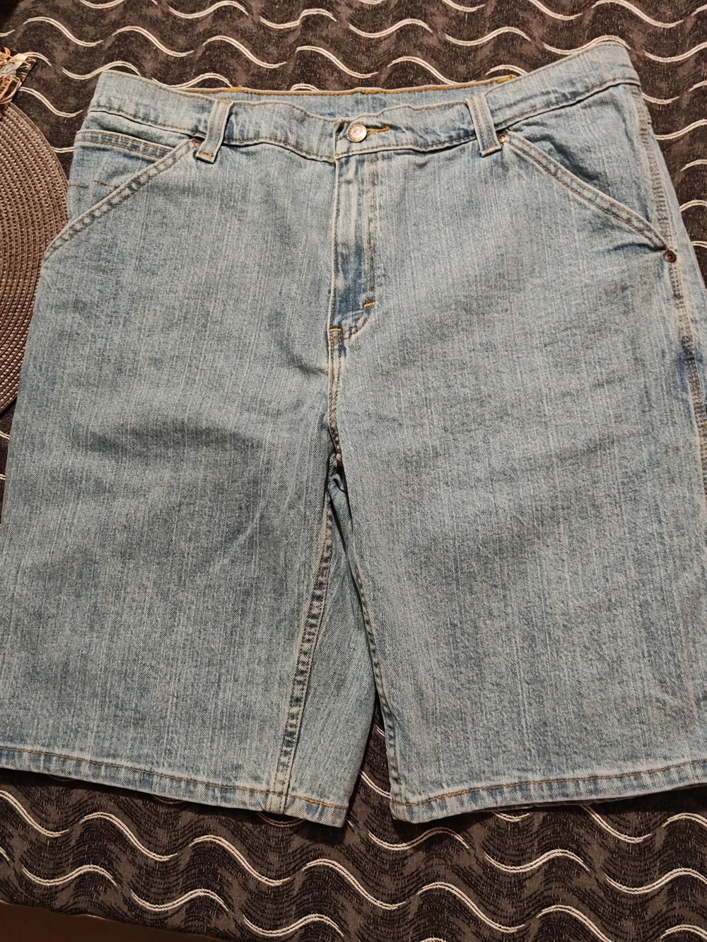 Light Blue Denim Shorts